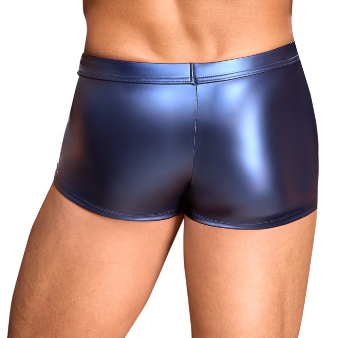 Boxer avec zip Eclino Bleu métallisé