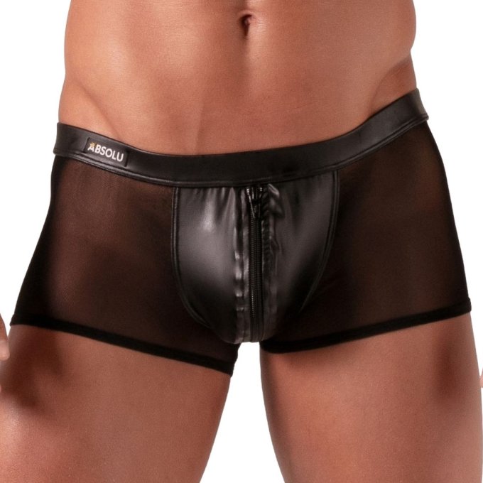 Boxer avec zip Rebel Noir
