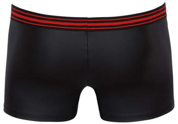Boxer avec zip Tillio Noir-Rouge