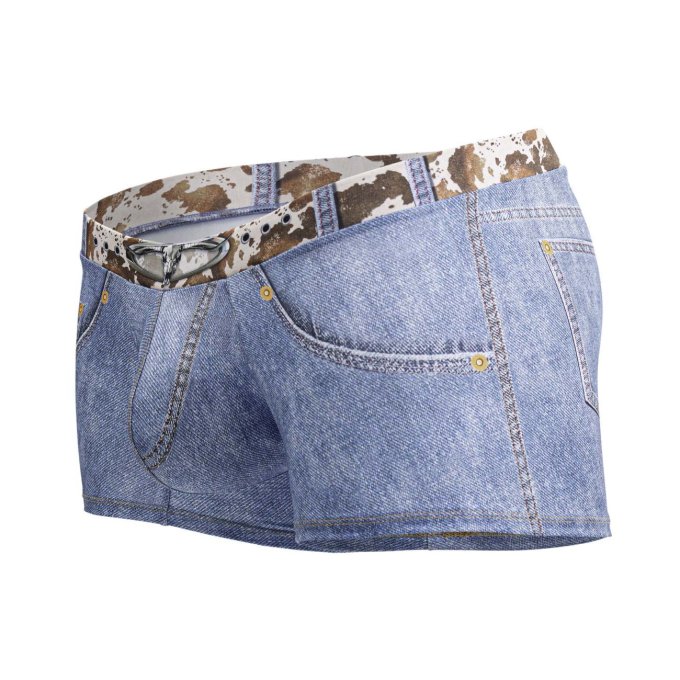 Boxer Cowboy Denim Bleu