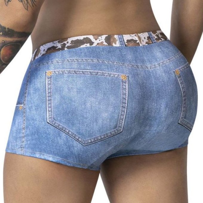 Boxer Cowboy Denim Bleu