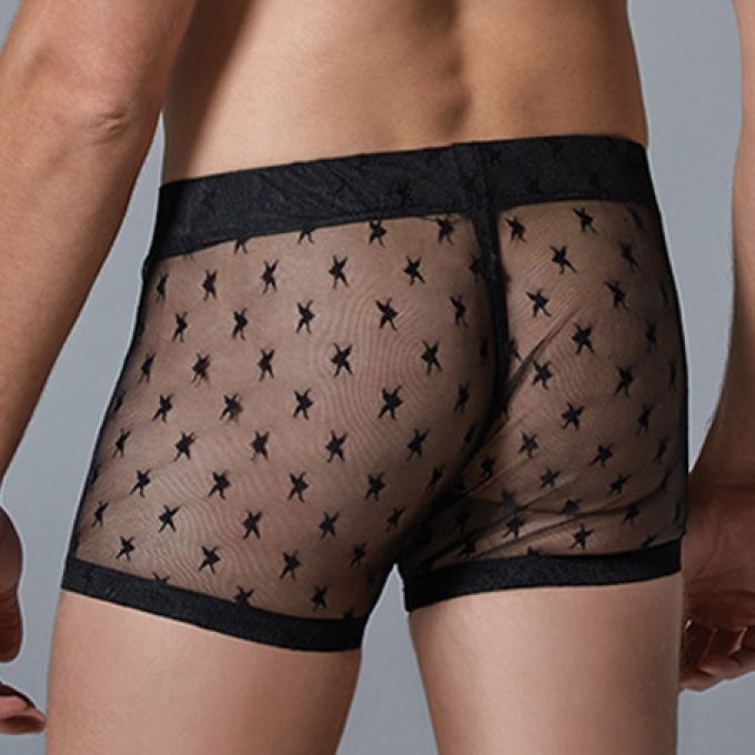 Boxer long fin Star Allure Noir