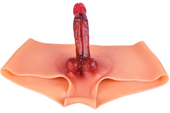 Boxer Prothèse Pénis et Fessier 15cm