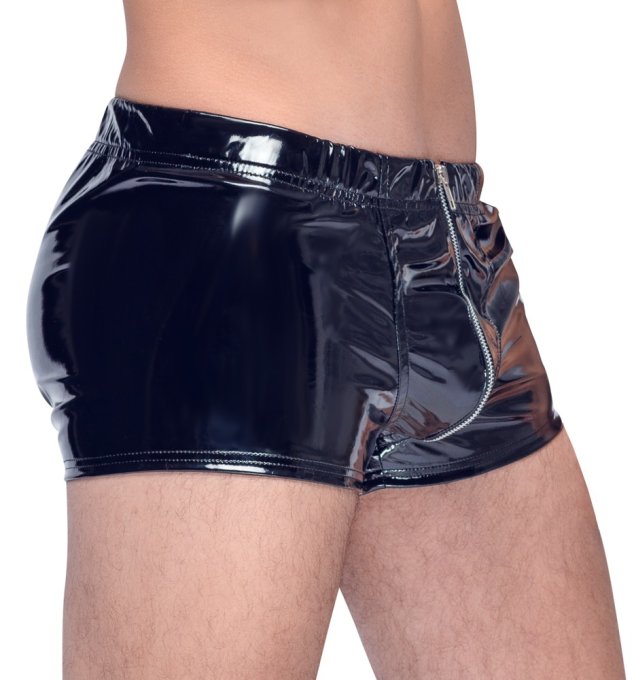 Boxer Short VINYL ZIP Noir
