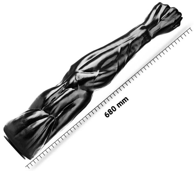 Bras à fist DeepR Mega Power Fist 68 x 13 cm Noir