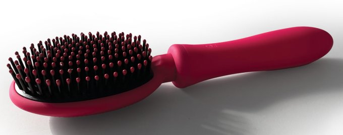 Brosse à Cheveux Vibrante Vibraliss 11.5 x 3.3cm Rose