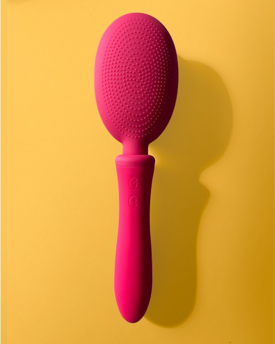 Brosse à Cheveux Vibrante Vibraliss 11.5 x 3.3cm Rose