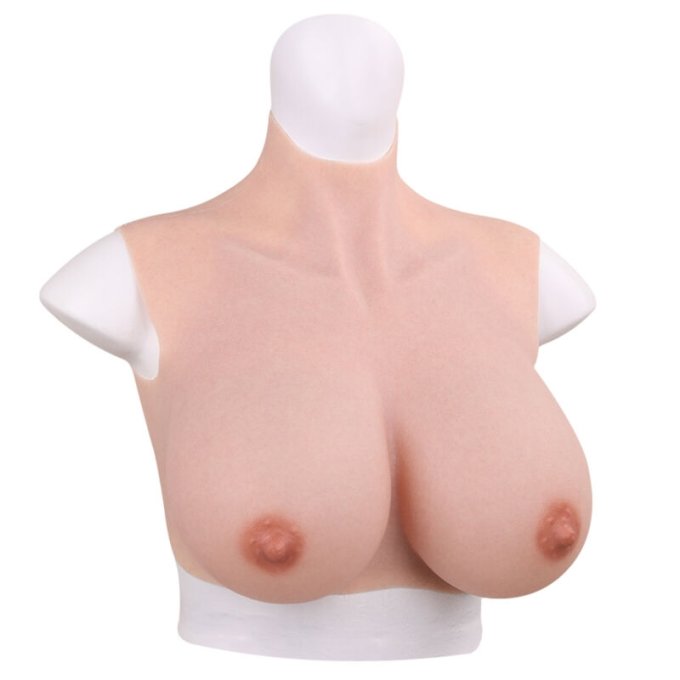 Buste seins réalistes Coton Col haut Bonnet C