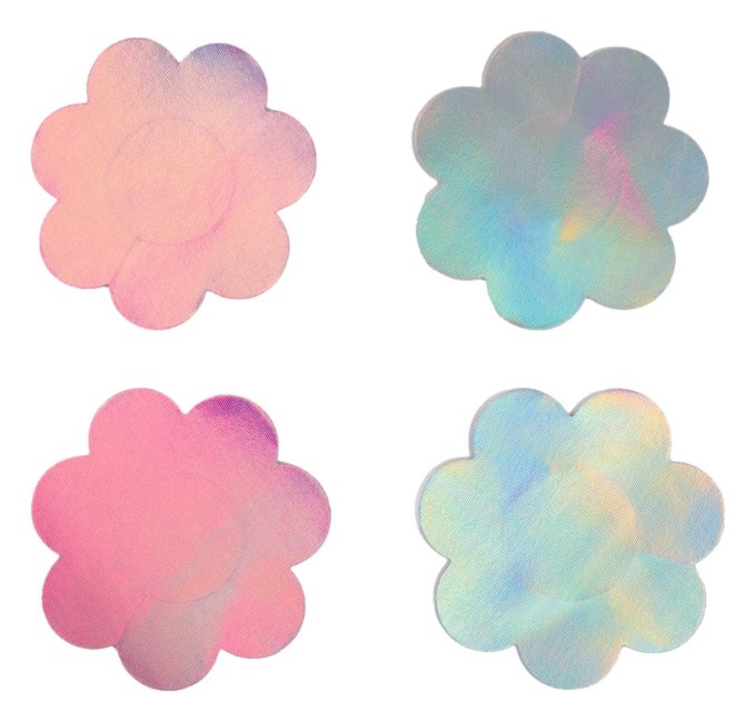 Cache-tétons Wow boobs flower