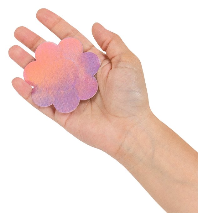 Cache-tétons Wow boobs flower