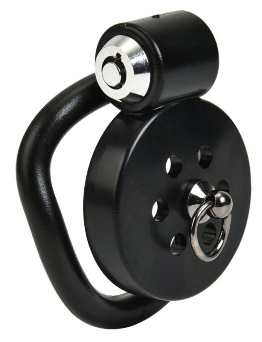 Cage avec laisse Leashidy 2.5 x 3.8 cm Noire