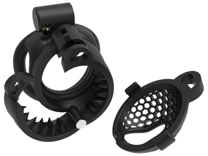 Cage avec Picots Hombick 6.5 x 3.2 cm Noire