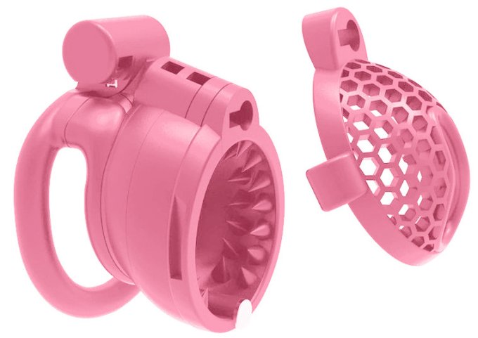 Cage avec Picots Hombick 6.5 x 3.2 cm Rose