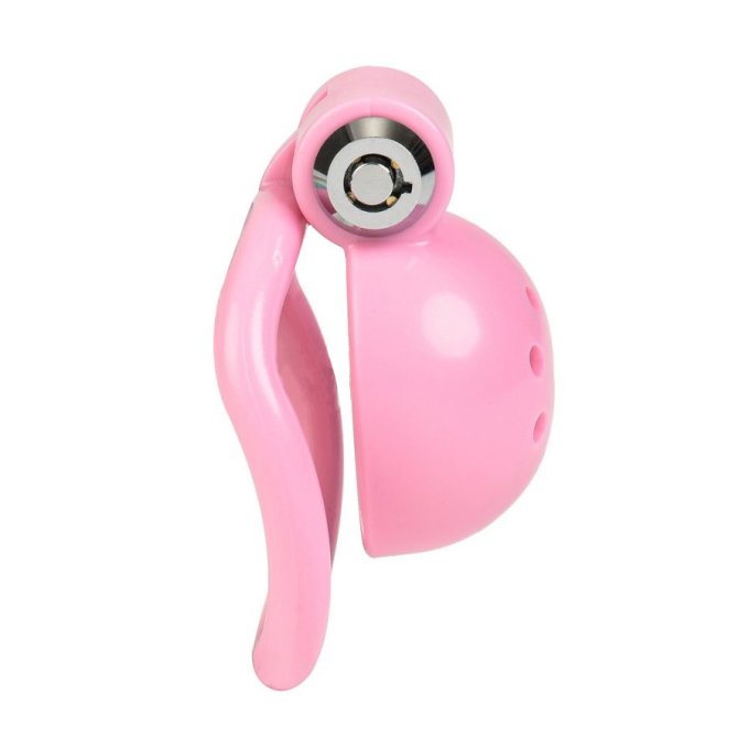 Cage courte Round Lock 4 x 3.5 cm Rose