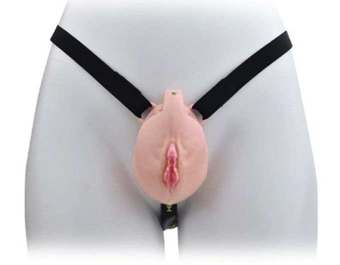 Cage de Chasteté avec Harnais Sislab 5.5 x 3.5cm Chair