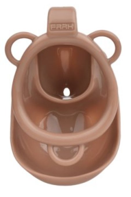 Cage de Chasteté avec Harnais Sislab 5.5 x 3.5cm Marron