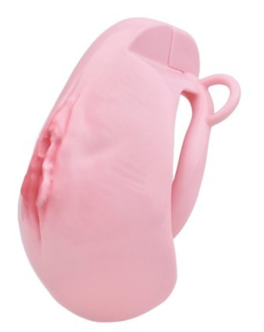 Cage de Chasteté avec Harnais Sislab 5.5 x 3.5cm Rose