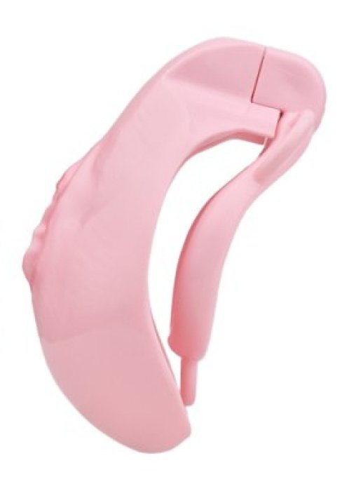 Cage de Chasteté avec Harnais Sislab 5.5 x 3.5cm Rose