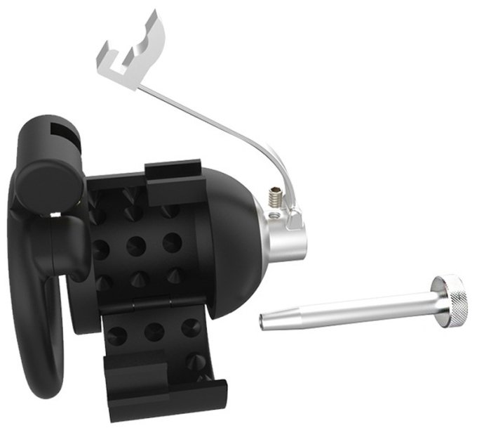 Cage de Chasteté avec Tige d'Urètre Lock Spike 5.5 x 6mm