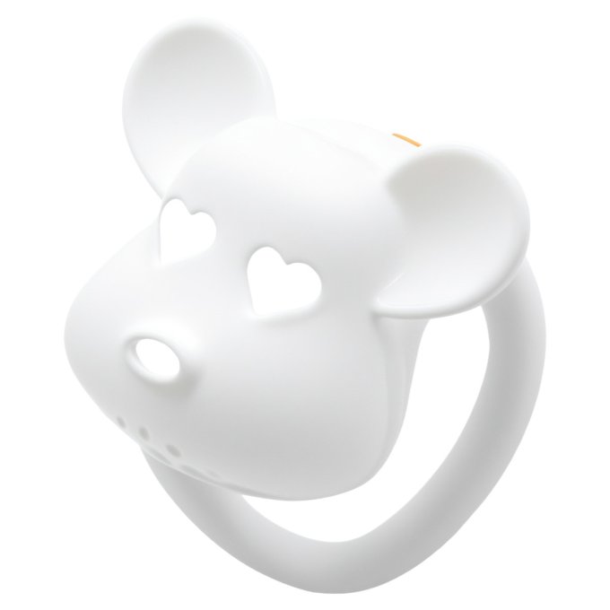 Cage de chasteté Bear Lock 5 x 3.1 cm Blanche