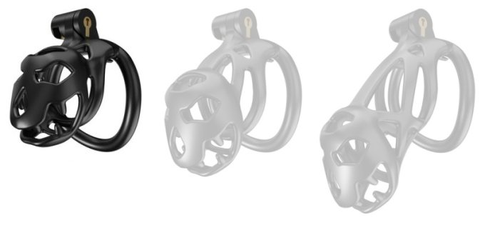 Cage de chasteté Bouh S 6 x 3.4 cm Noire