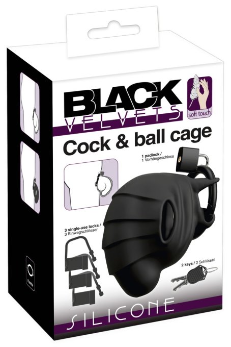 Cage de chasteté Cock Velvet 10 x 5.4cm