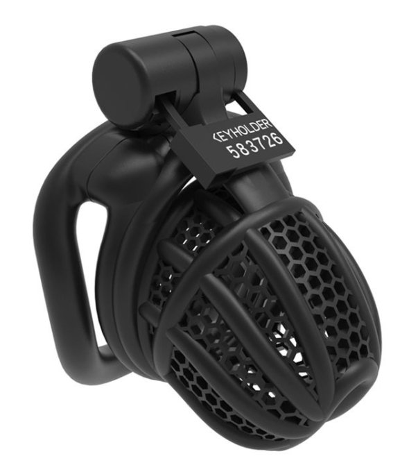 Cage de chasteté Combia 6.5 x 3.3cm Noir