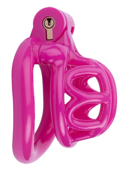 Cage de chasteté courte Lyfy 4 x 3.3cm Rose