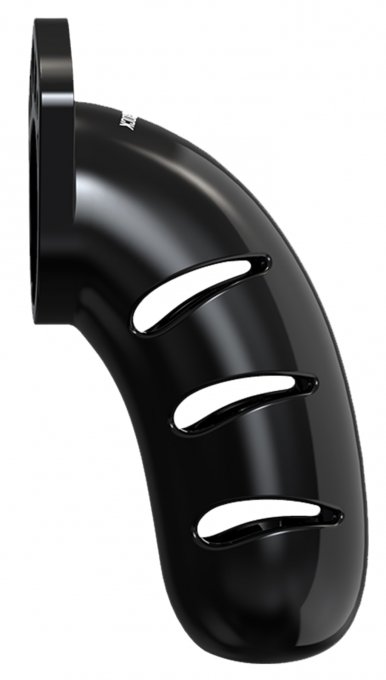 Cage de chasteté Électro ManCage Modèle 22 - 11.5 x 3.4cm Noire