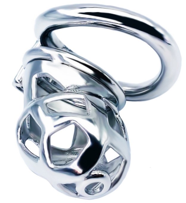 Cage de chasteté en métal Bekar 6.5 x 3.2cm