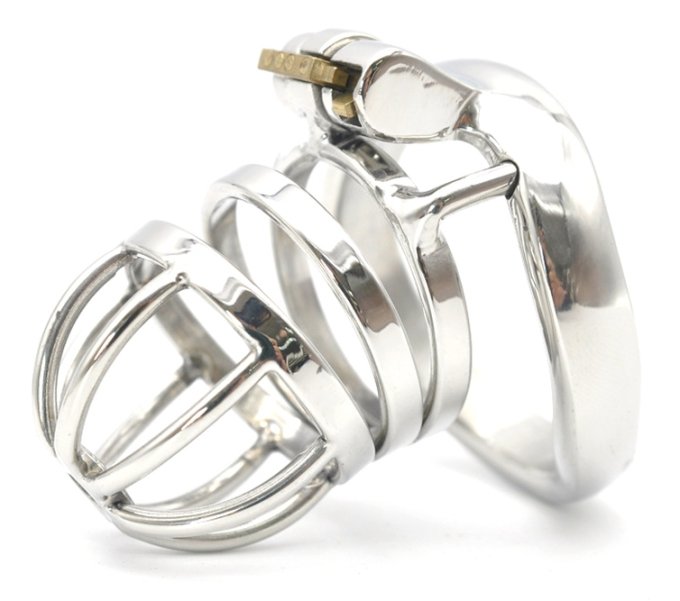 Cage de chasteté en métal Benty 7.5 x 3.3cm