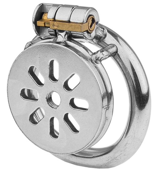 Cage de chasteté en métal Flat 2cm
