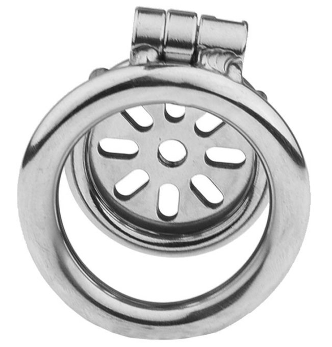 Cage de chasteté en métal Flat 2cm