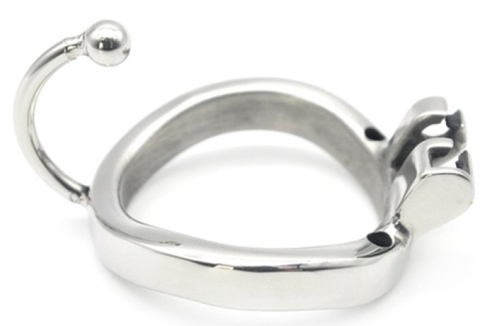 Cage de chasteté en métal Hook Open 7 x 3.3cm