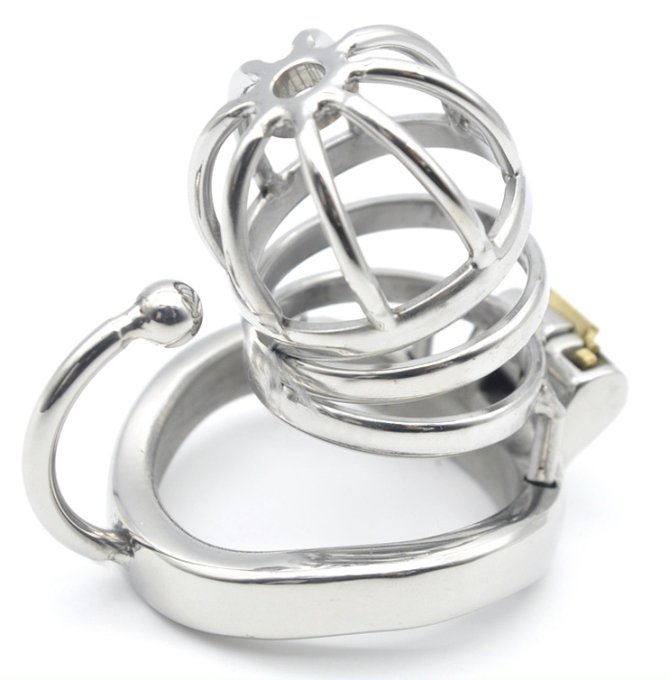 Cage de chasteté en métal Hooky 7.5 x 3.3cm