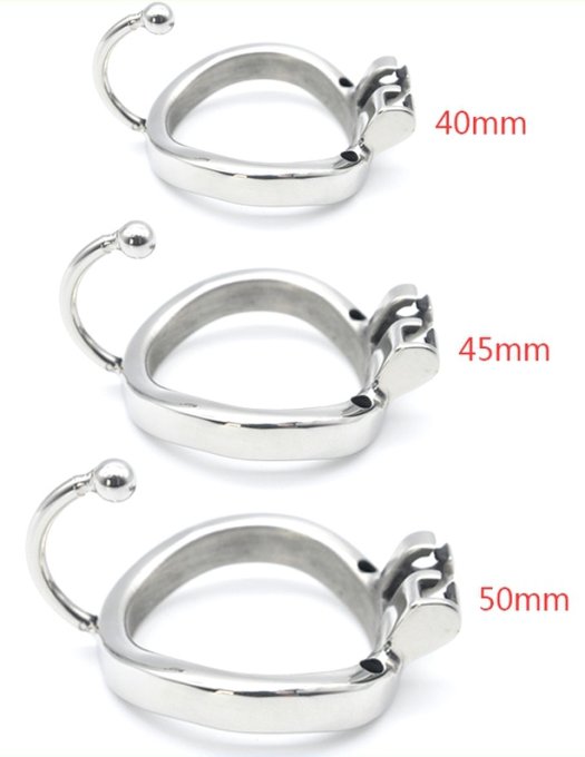 Cage de chasteté en métal Hooky 7.5 x 3.3cm