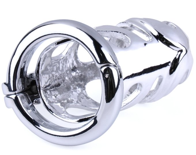 Cage de chasteté en métal Lock Love 9 x 3.5cm