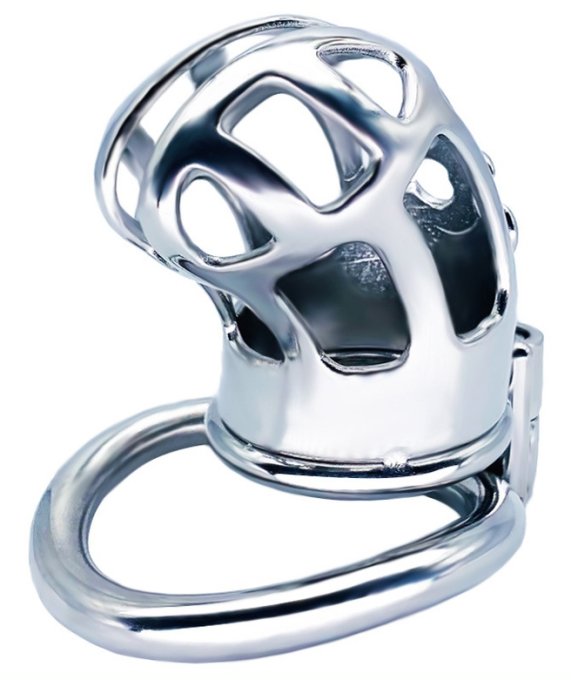 Cage de chasteté en métal Royal Steel 7 x 3cm