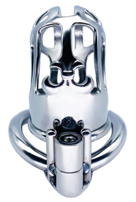 Cage de chasteté en métal Royal Steel 7 x 3cm