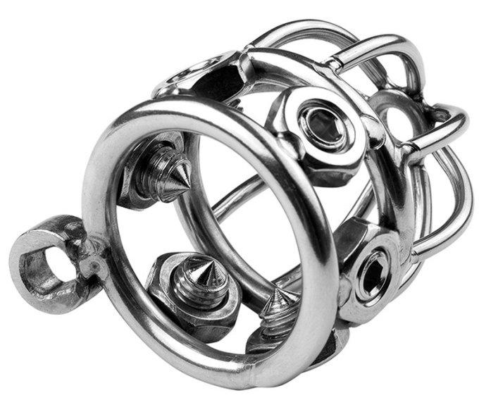 Cage de chasteté en métal Spike Cock 6 x 3.2cm