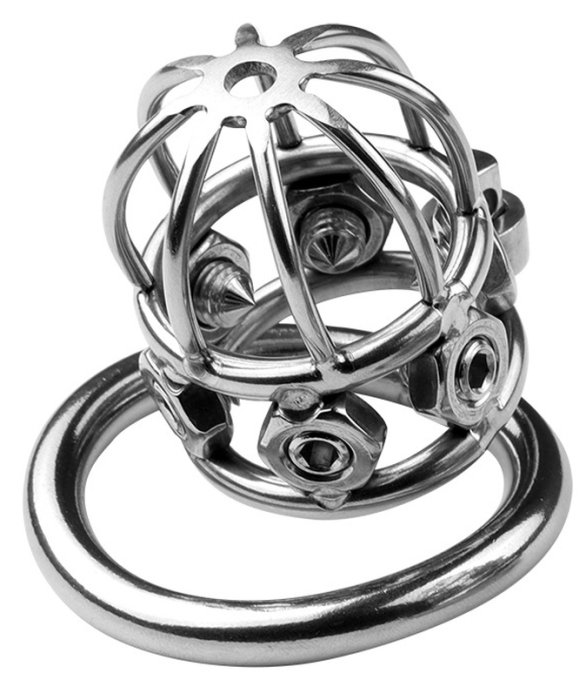 Cage de chasteté en métal Spike Cock 6 x 3.2cm