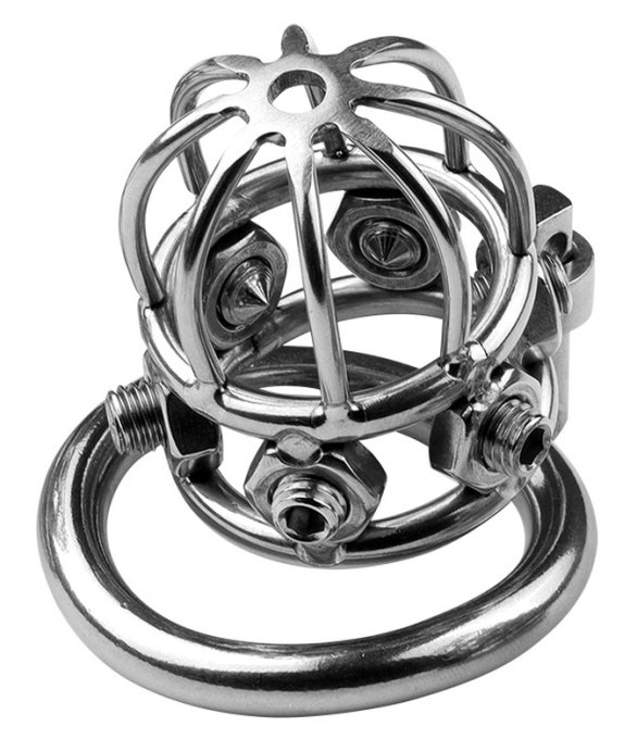Cage de chasteté en métal Spike Cock 6 x 3.2cm