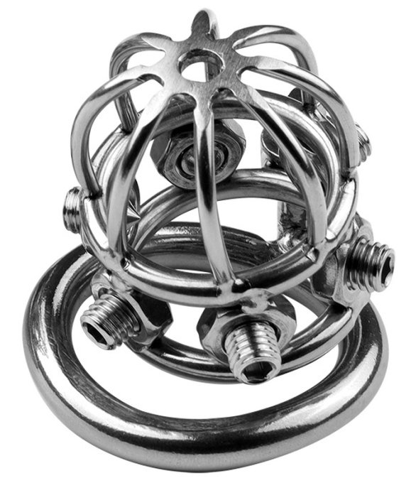 Cage de chasteté en métal Spike Cock 6 x 3.2cm