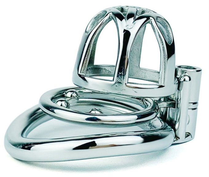 Cage de chasteté en métal Trig Cage 4 x 3.5cm
