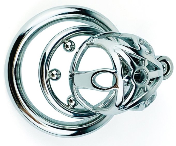 Cage de chasteté en métal Trig Cage 4 x 3.5cm
