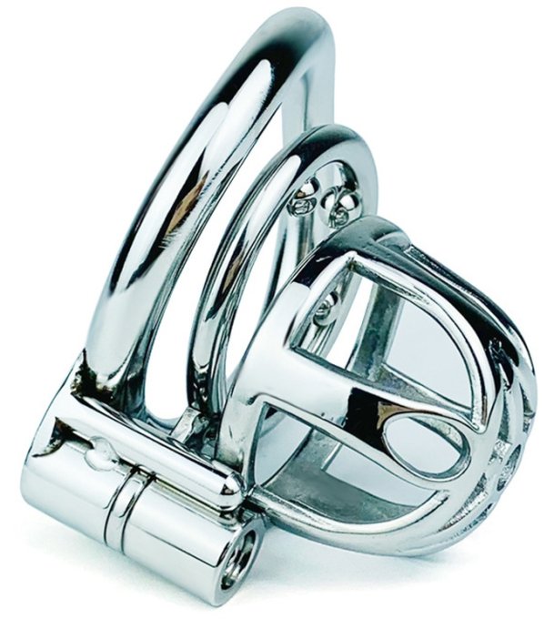 Cage de chasteté en métal Trig Cage 4 x 3.5cm