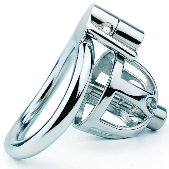 Cage de chasteté en métal Trig Cage 4 x 3.5cm