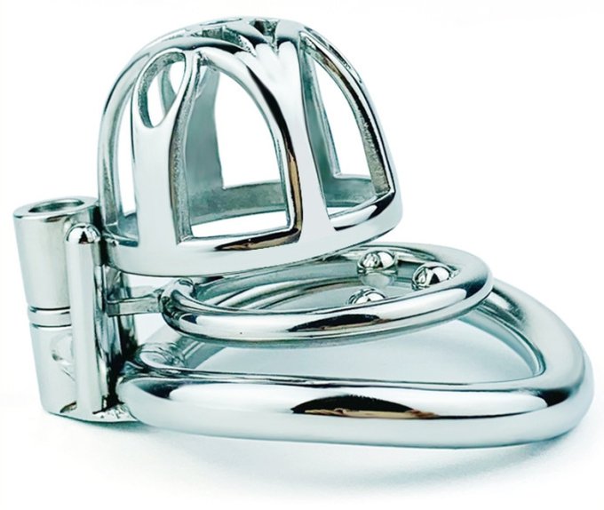 Cage de chasteté en métal Trig Cage 4 x 3.5cm