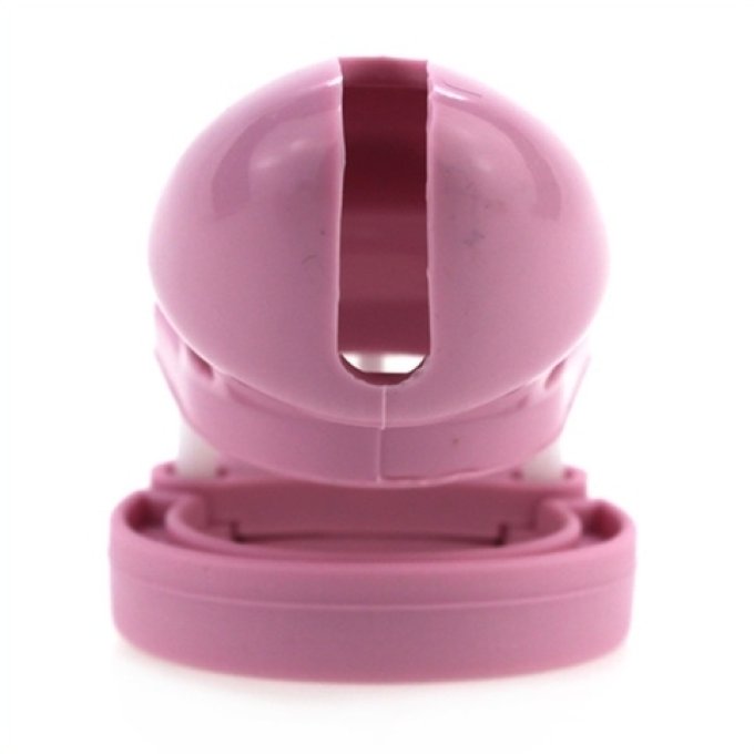 Cage de chasteté en silicone 7 x 3.3 cm Rose