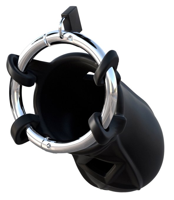 Cage de chasteté en silicone Cock Blocker 9 x 4cm
